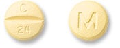 Image 1 - Imprint C 24 M - citalopram 40 mg