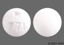 Imprint P 771 - atropine/diphenoxylate 0.025 mg / 2.5 mg
