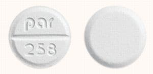 Imprint par 258 - metaproterenol 10 mg
