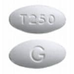 Image 1 - Imprint G T250 - ticlopidine 250 mg