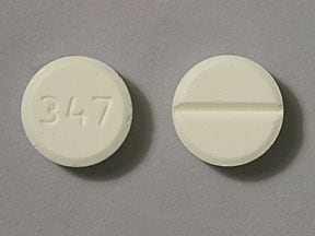 Imprint 347 - clozapine 100 mg