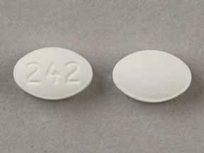 Pill Finder: 242 White Elliptical / Oval - Medicine.com