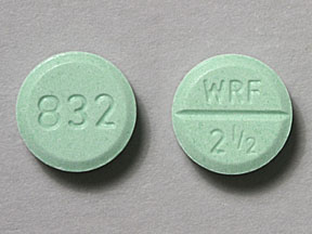 Image 1 - Imprint 832 WRF 2 1/2 - Jantoven 2.5 mg