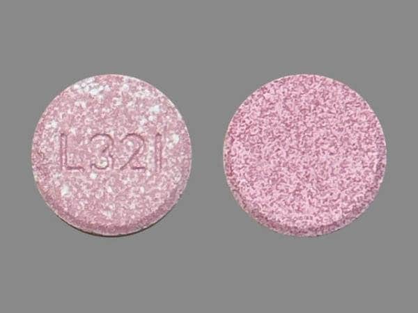 Image 1 - Imprint L321 - Dual Action Complete calcium carbonate 800mg / famotidine 10mg / magnesium hydroxide 165mg