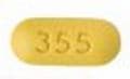 Imprint G G 355 - levetiracetam 500 mg