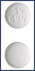 Imprint 54 694 - protriptyline 10 mg
