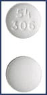 Imprint 54 306 - protriptyline 5 mg