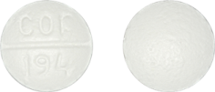 Image 1 - Imprint cor 194 - benzphetamine 50 mg