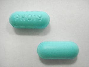 Image 1 - Imprint PH019 - acetaminophen/diphenhydramine acetaminophen 500 mg / diphenhydramine 25 mg