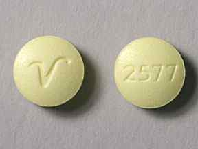 Imprint V 2577 - colchicine 0.6 mg