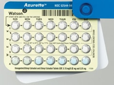 Image 1 - Imprint WATSON 942 - Azurette desogestrel 0.15mg / ethinyl estradiol 0.02 mg