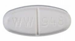 Imprint WW 948 - cefadroxil 1000 mg