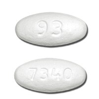 Image 1 - Imprint 93 7340 - divalproex sodium 500 mg