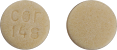 Image 1 - Imprint cor 148 - potassium citrate 5 mEq (540 mg)