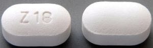 Image 1 - Imprint Z18 - losartan 100 mg