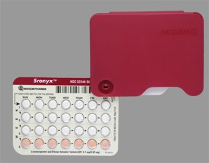 Image 1 - Imprint WATSON 967 - Sronyx ethinyl estradiol 0.02 mg / levonorgestrel  0.1 mg