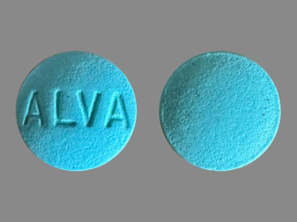 Image 1 - Imprint ALVA - caffeine/magnesium salicylate caffeine 50 mg / magnesium salicylate 162.5 mg