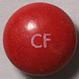 Image 1 - Imprint CF - Coricidin HBP Cold & Flu acetaminophen 325 mg / chlorpheniramine maleate 2 mg