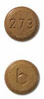 Image 1 - Imprint b 273 - Zeosa ferrous fumarate 75 mg