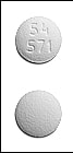 Imprint 54 571 - exemestane 25 mg