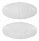 Imprint BOCA 611 - acetaminophen/caffeine/dihydrocodeine 712.8 mg / 60 mg / 32 mg