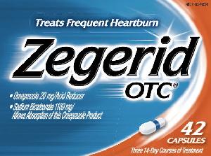 Image 1 - Imprint ZEG 20 - Zegerid OTC omeprazole 20 mg / sodium bicarbonate 1100 mg