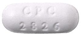 Image 1 - Imprint CPC 2826 - PMS Relief acetaminophen 500 mg / pamabrom 25 mg / pyrilamine maleate 15 mg