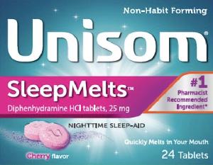 Image 1 - Imprint U - Unisom SleepMelts diphenhydramine hydrochloride 25 mg