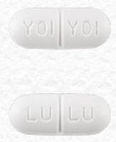Imprint LU LU Y01 Y01 - lamivudine/zidovudine 150 mg / 300 mg