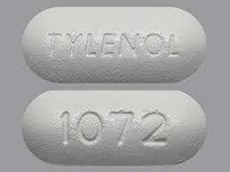 Image 1 - Imprint TYLENOL 1072 - Tylenol Sinus Severe Day acetaminophen 325 mg /guaifenesin 200 mg / phenylephrine 5 mg