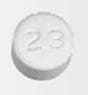 Imprint X 23 - alfuzosin 10 mg