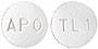 Imprint APO TL 1 - tolterodine 1 mg