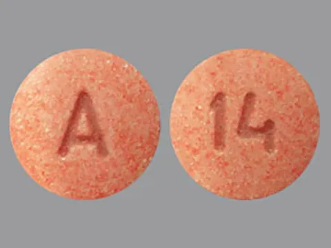 Imprint A 14 - buprenorphine/naloxone 2 mg (base) / 0.5 mg (base)