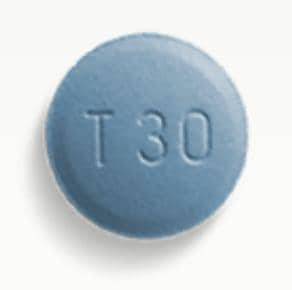 Imprint T30 Logo - Gilotrif 30 mg