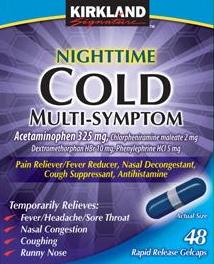 Image 1 - Imprint L A - Cold Multi-Symptom (Nighttime) acetaminophen 325 mg / chlorpheniramine maleate 2 mg / dextromethorphan hydrobromide 10 mg / phenylephrine hydrochloride 5 mg