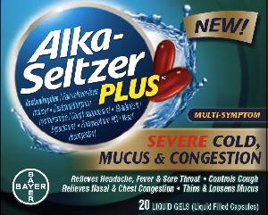 Image 1 - Imprint AS M - Alka-Seltzer Plus Severe Cold, Mucus & Congestion acetaminophen 250 mg / dextromethorphan hydrobromide 10 mg / guaifenesin 200 mg / phenylephrine hydrochloride 5 mg