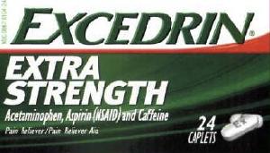 Image 1 - Imprint Ex - acetaminophen/aspirin/caffeine acetaminophen 250 mg / aspirin 250 mg / caffeine 65 mg