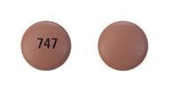 Imprint 747 - desvenlafaxine 50 mg (base)