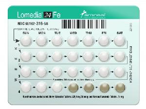 Image 1 - Imprint WATSON 630 - Lomedia 24 Fe ethinyl estradiol 0.02 mg / norethindrone acetate 1 mg