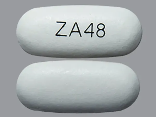 Image 1 - Imprint ZA48 - divalproex sodium 500 mg