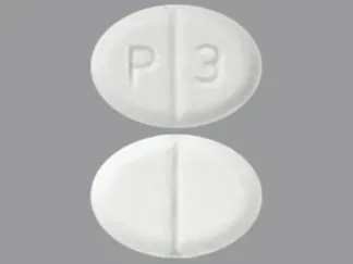 Image 1 - Imprint P3 - pramipexole 0.5 mg