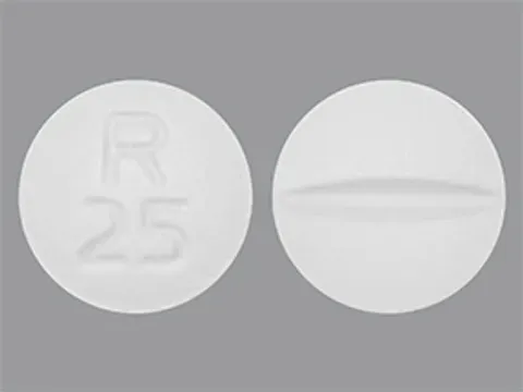 Image 1 - Imprint R 25 - metoprolol 25 mg