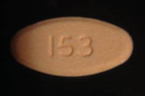 Pill Finder: Logo (Actavis) 153 Orange Elliptical / Oval - Medicine.com