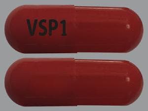 Image 1 - Imprint VSP1 - acetaminophen/dichloralphenazone/isometheptene mucate 325 mg / 100 mg / 65 mg