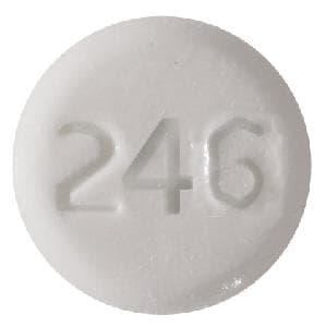 Imprint 246 - drospirenone/ethinyl estradiol drospirenone 3 mg / ethinyl estradiol 0.03 mg
