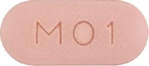 Imprint M MO1 - moxifloxacin 400 mg