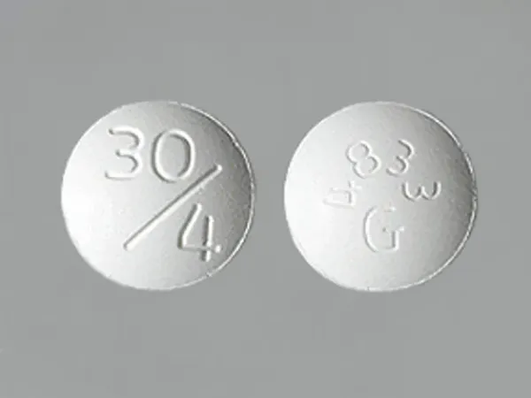 Image 1 - Imprint 4833G 30/4 - glimepiride/pioglitazone 4 mg / 30 mg