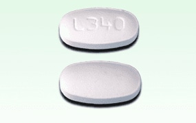 Imprint L340 - linezolid 600 mg