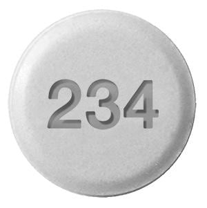 Image 1 - Imprint 234 - ethinyl estradiol/norgestimate ethinyl estradiol 0.025 mg / norgestimate 0.18 mg