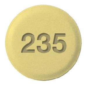 Imprint 235 - ethinyl estradiol/norgestimate ethinyl estradiol 0.025 mg / norgestimate 0.215 mg